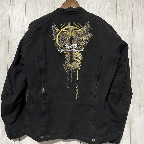 SS Gear  Speed And Strength Motorcycle Woman Textile Jacket  Size L - Picture 9 of 10